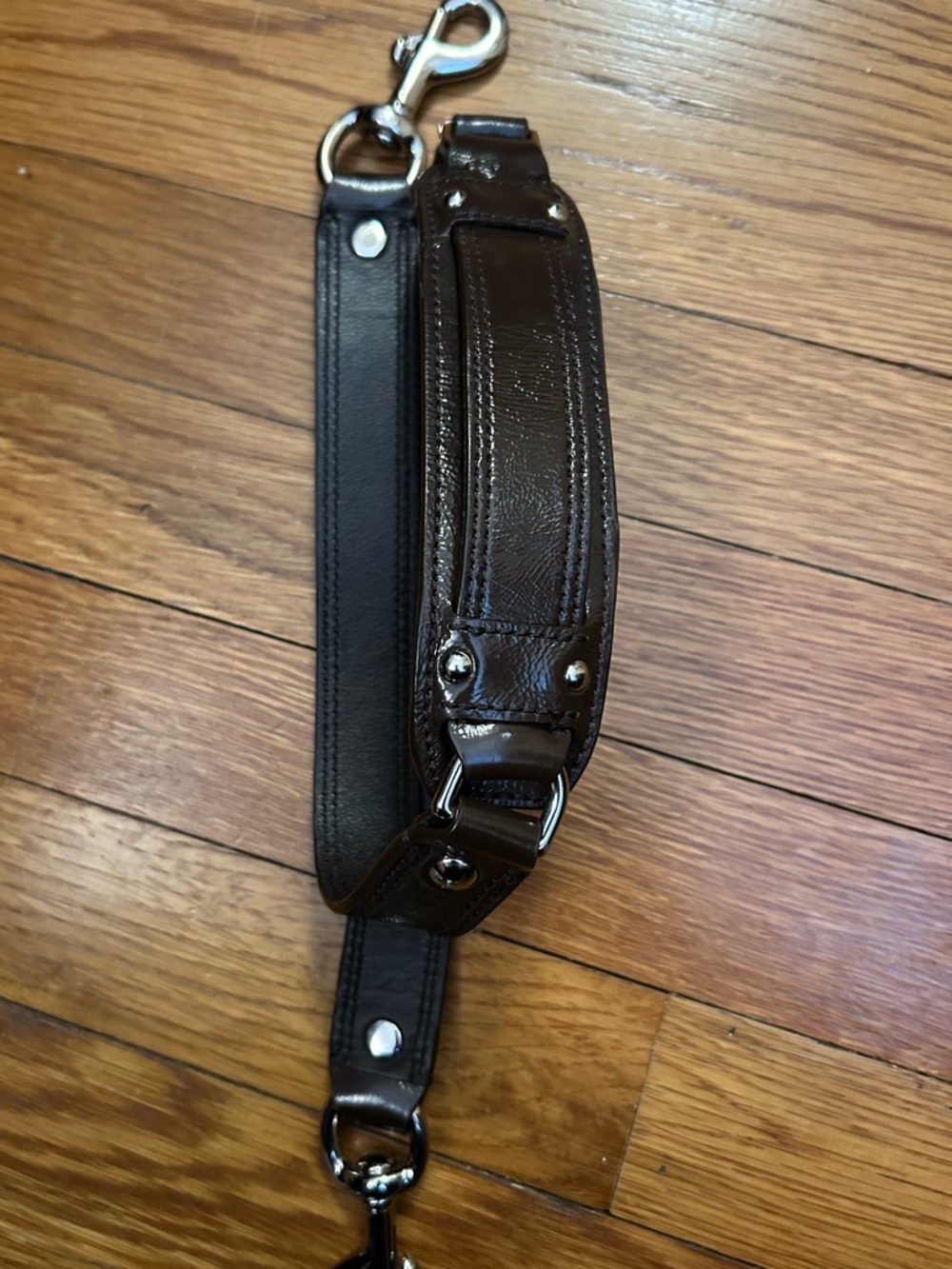 Vintage Coach Satchel Handbag Replacement Strap Patent Leather - Picture 2 of 7